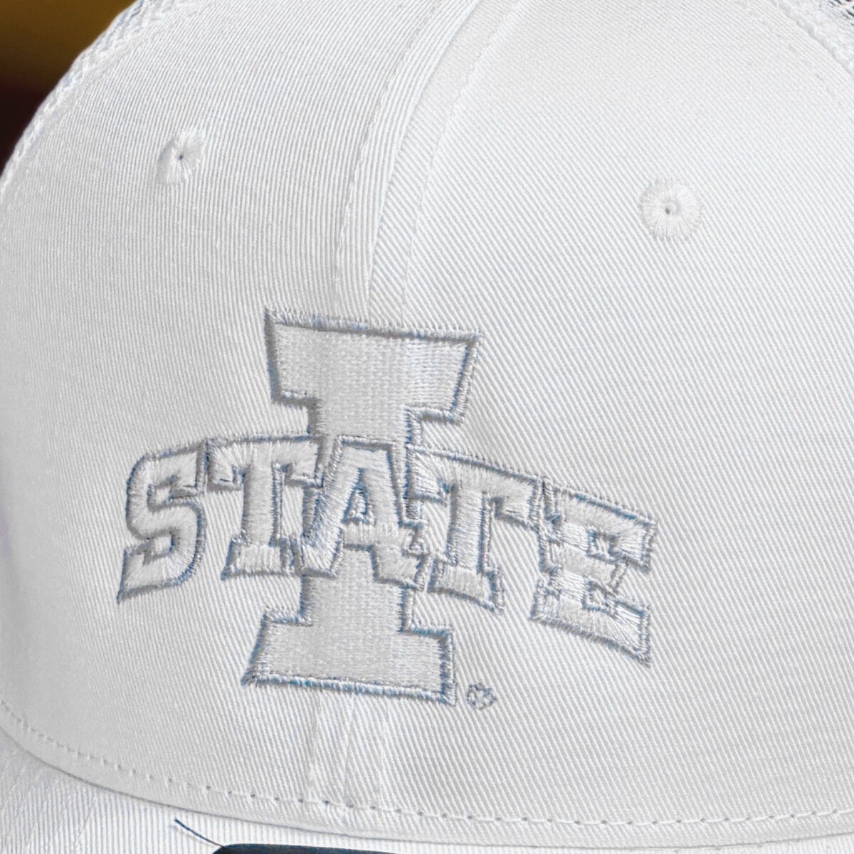 Nike I-State White Hat FA26 design close up